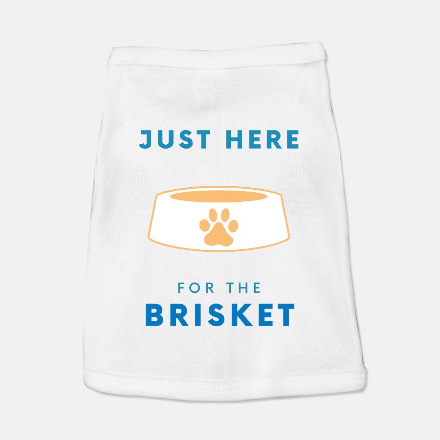 Just Here for the Brisket Pet Tank