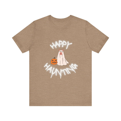 Happy Haunting Unisex Short Sleeve Tee