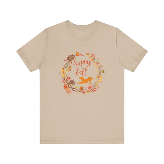 Happy Fall Unisex Short Sleeve Tee