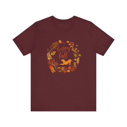 Happy Fall Unisex Short Sleeve Tee