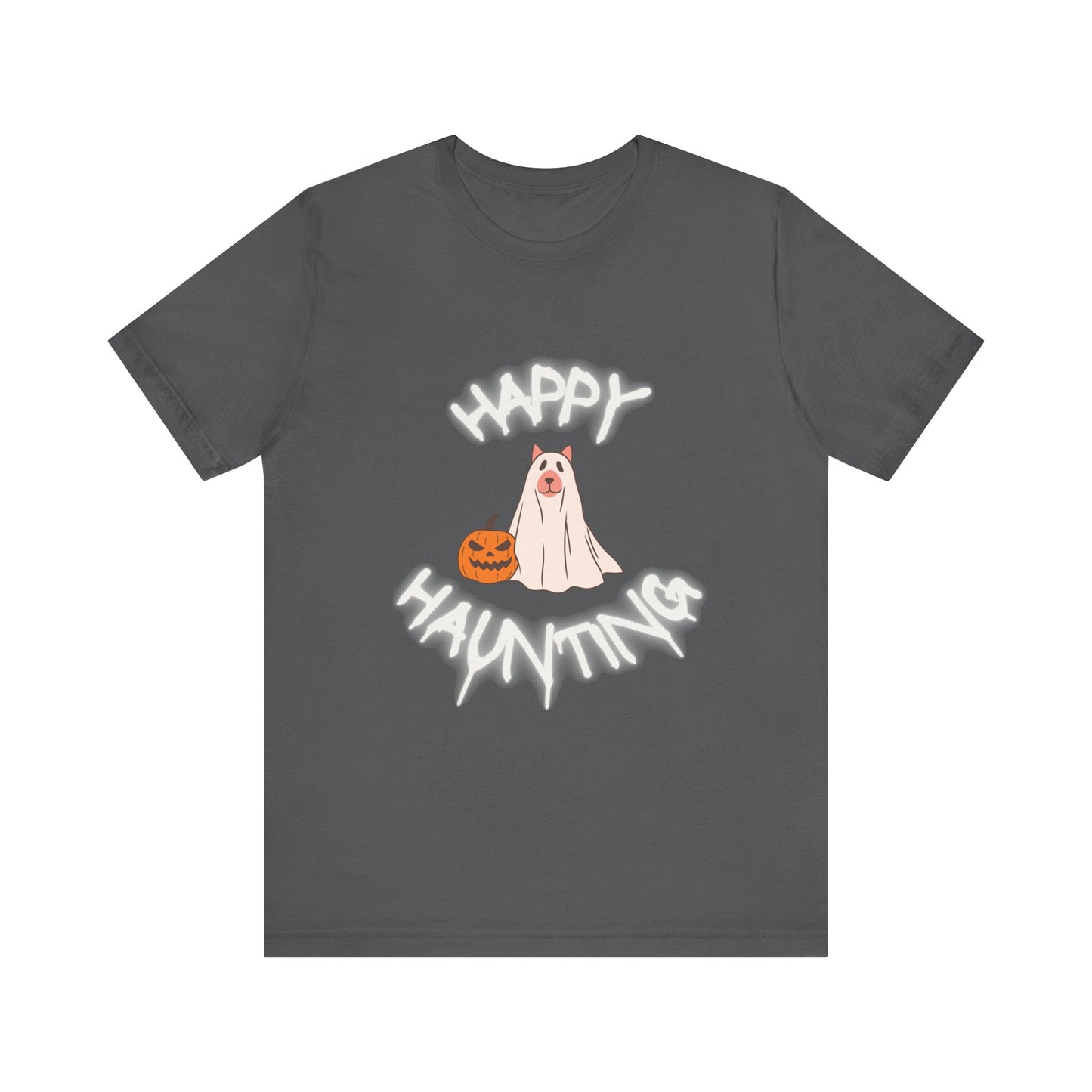 Happy Haunting Unisex Short Sleeve Tee