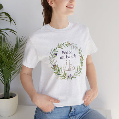 Peace on Earth Unisex Short Sleeve Tee