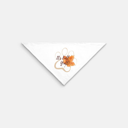 It's Fall Y'all! Small Pet Bandana