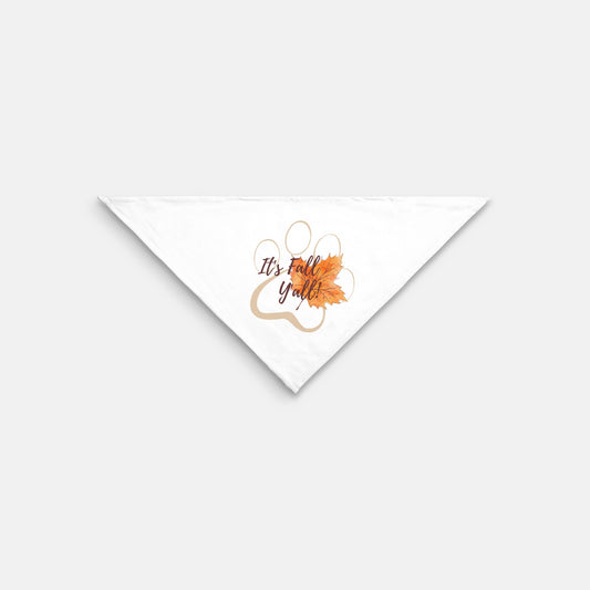 It's Fall Y'all! Small Pet Bandana