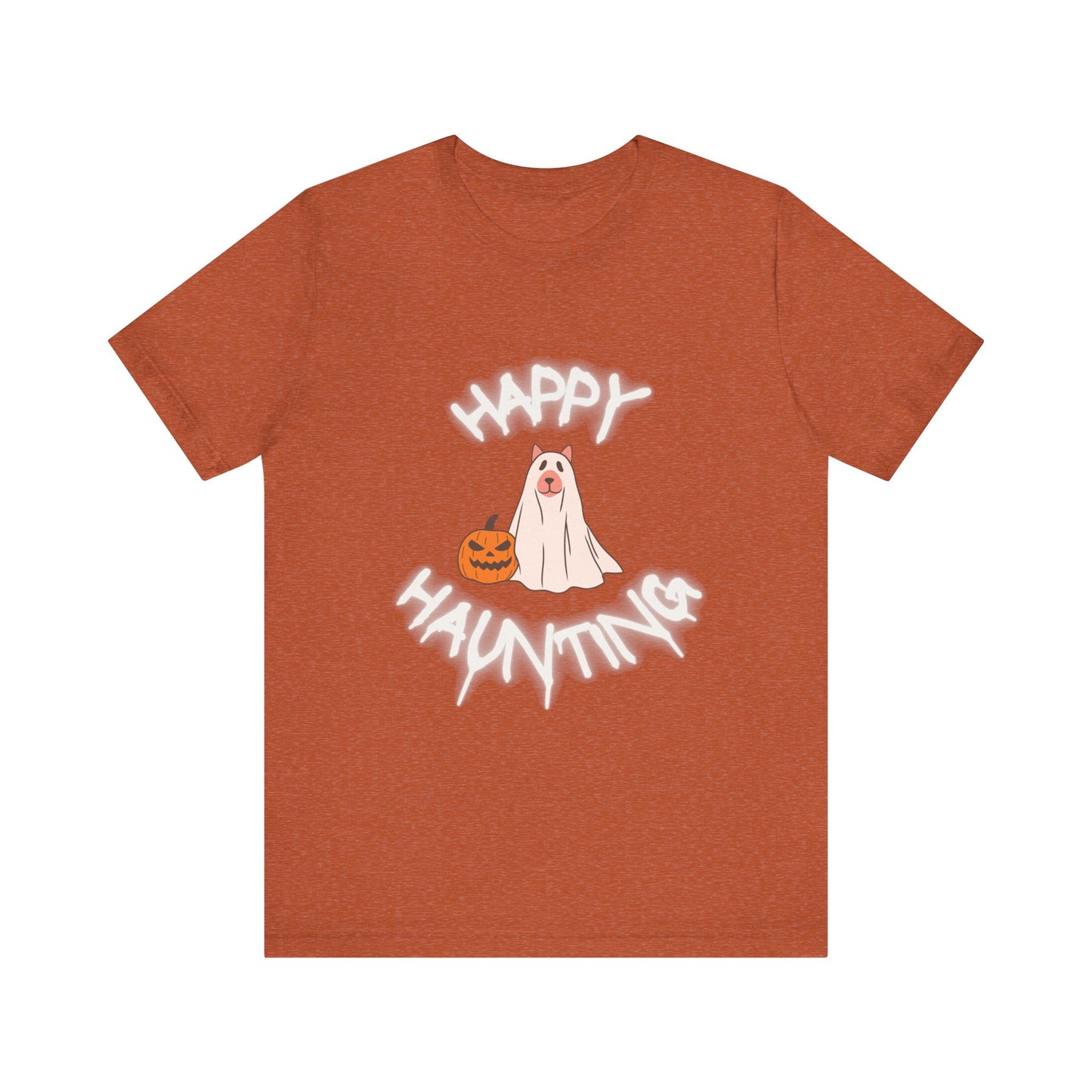 Happy Haunting Unisex Short Sleeve Tee