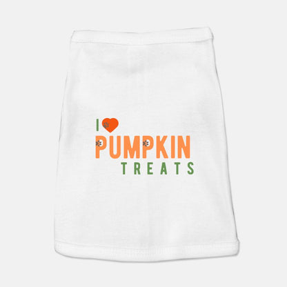 I Love Pumpkin Treats Dog Tank