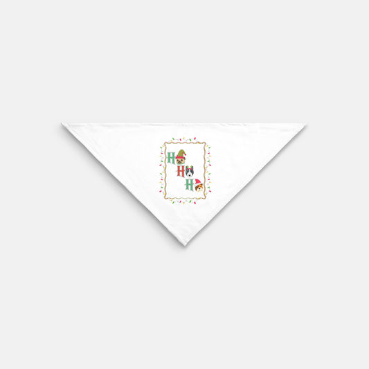 Ho Ho Ho Christmas Dogs Small Pet Bandana