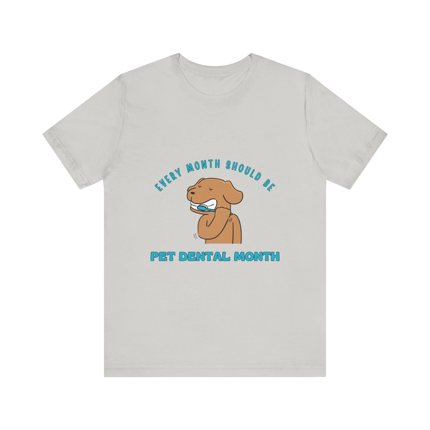 Pet Dental Month Unisex Short Sleeve Tee